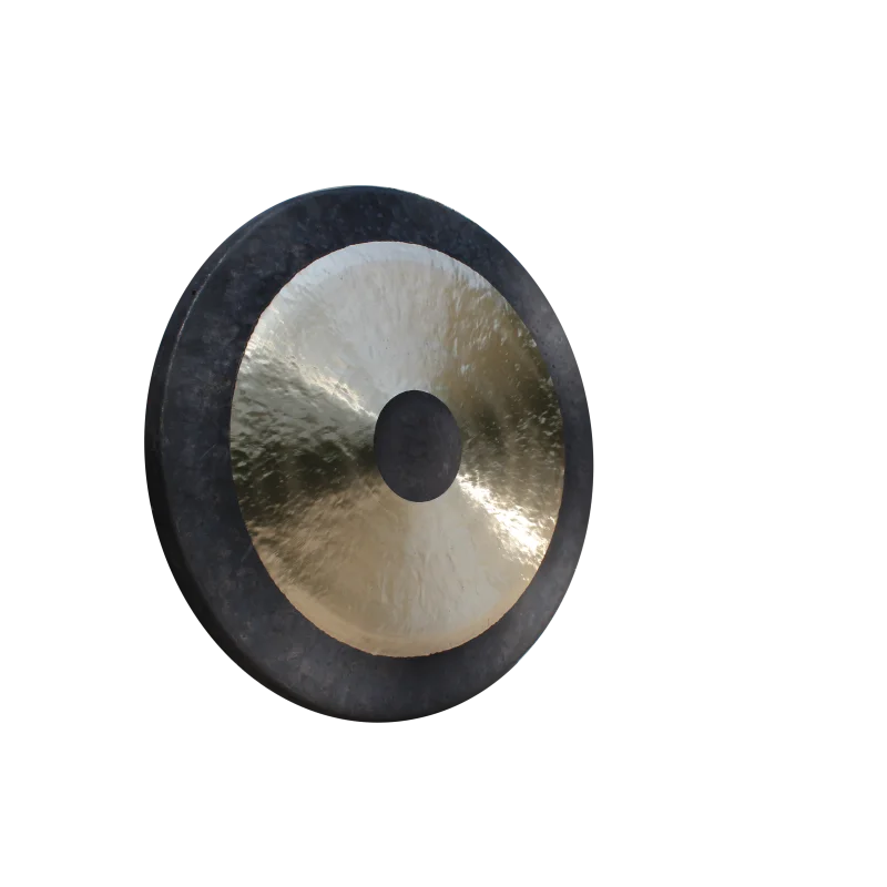 ARBOREA 80cm 32'' Deep Wave Golden and Black High Grade Bronze Chao Gong Tam Tam for Sound Healing Gong Bath