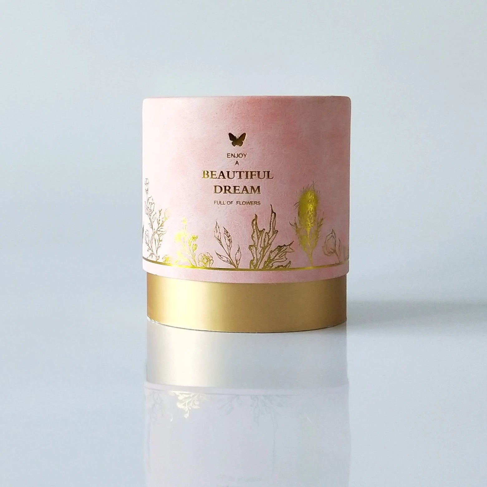 Customized Cardboard Paper Tube Round Jar Packaging Hard Case Cylinder Candle Box Container With Lid