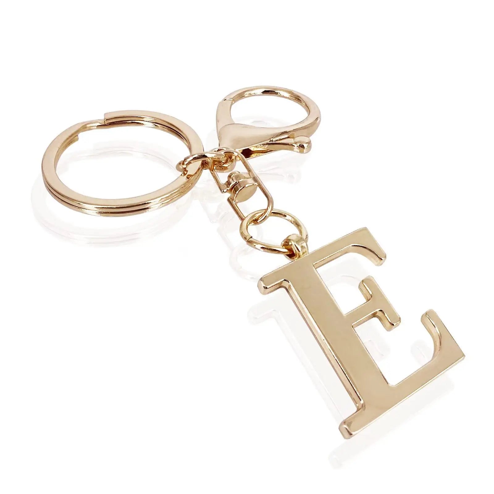 2025 New Stainless Steel 26 English Letters Keychain Bags Puppet Basic Popular Case Category Couple Couple Name Pendant