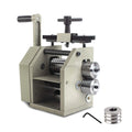 Boasta Manual Jewelry Gold Metal Rolling Mill 0.1-8mm Thickness Two-in-One Flat and Half Round Roller Press Machine