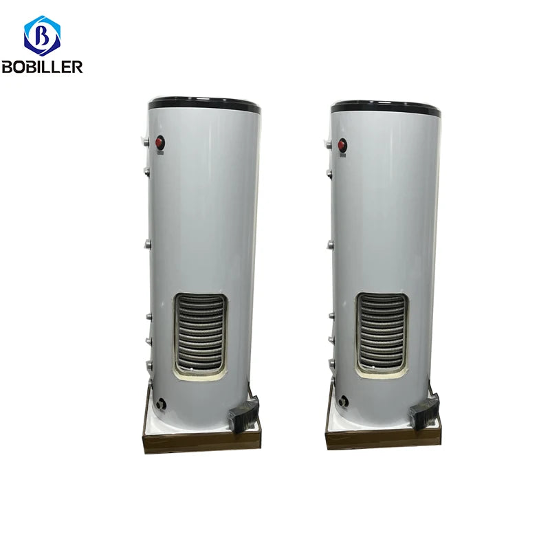 European Heat Pump Water Heater tank 150L 200L 300L 400L 500L 800L with Coil Heat Exchanger Domestic Hot Water tank Buffer tank