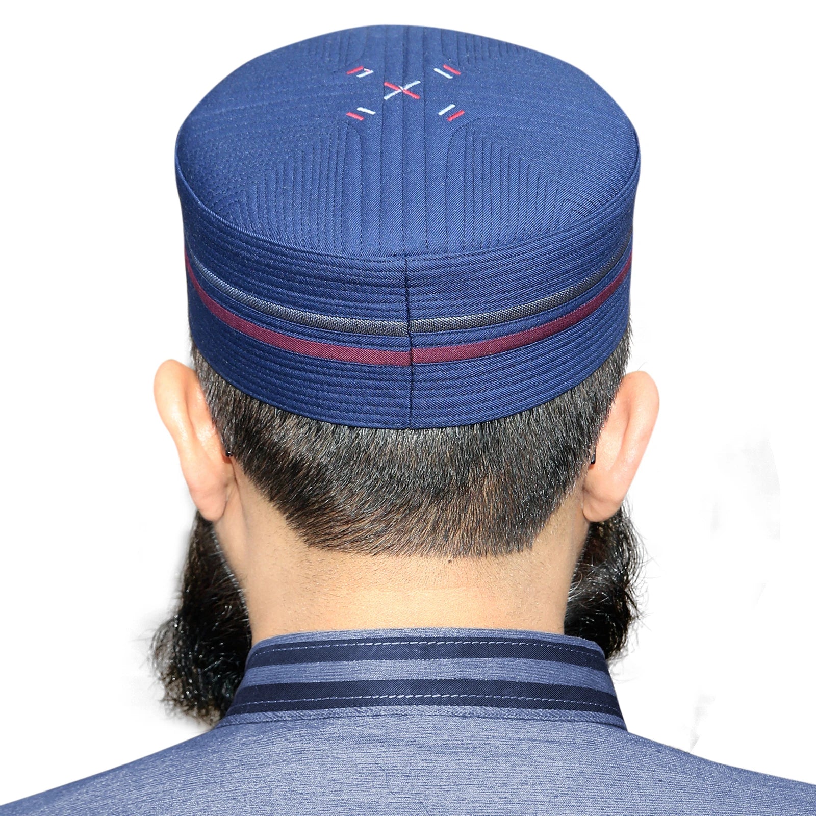 High-Quality Islamic Kamal Kufi with Premium Cap Handcrafted Islamic Cap with Unique Embroidery