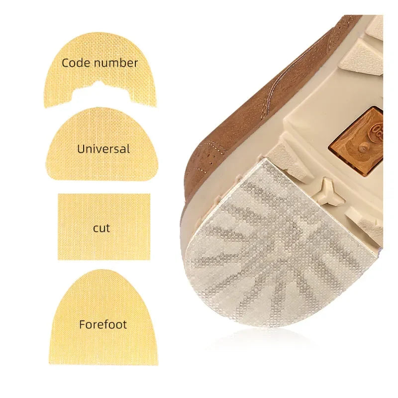 Melenlt Non-Slip Self-Adhesive Shoe Pads -Anti-Skid Sole Stickers Grip Cushions and Durable Sole Protectors
