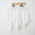 Custom Summer Unisex 2 Piece Pyjama Shirt and Pants Organic Linen Nightgown Pure Linen Pajama Shorts Set