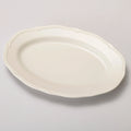 November's Newly Launched Classic Western Style Restaurant Dessert Serving Plate Eco-Friendly White Oval Design for Parties
