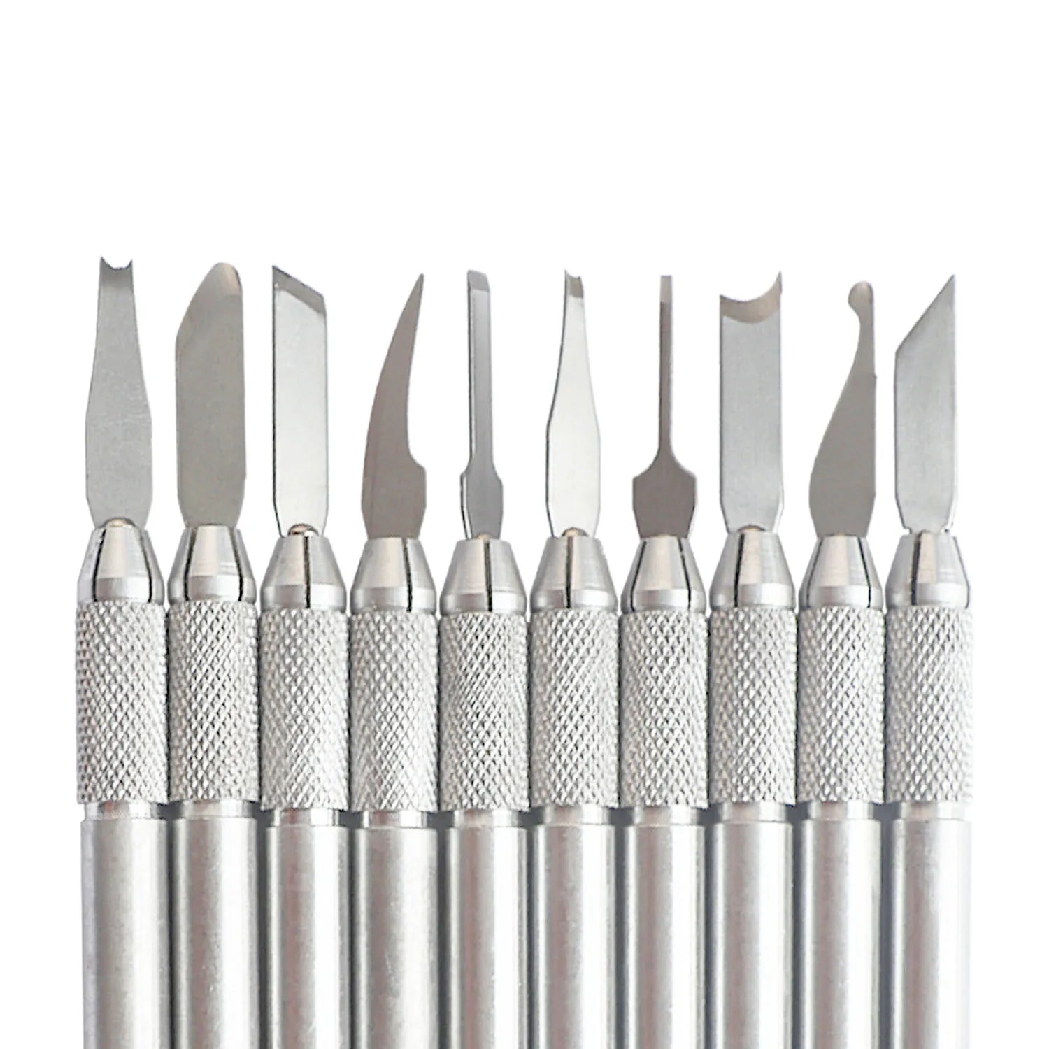 Boasta 10pcs Stainless Steel Carving & Undercutting Knife Set for Jewelry Wax Carving Mold Shaping Detail Engraving Making Tool