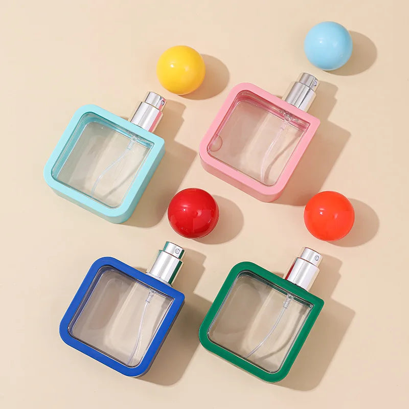 Manufacturer Custom Mini Cosmetic Empty Bottle 40ml ABS/PETG Material Refillable Perfume Spray Bottle