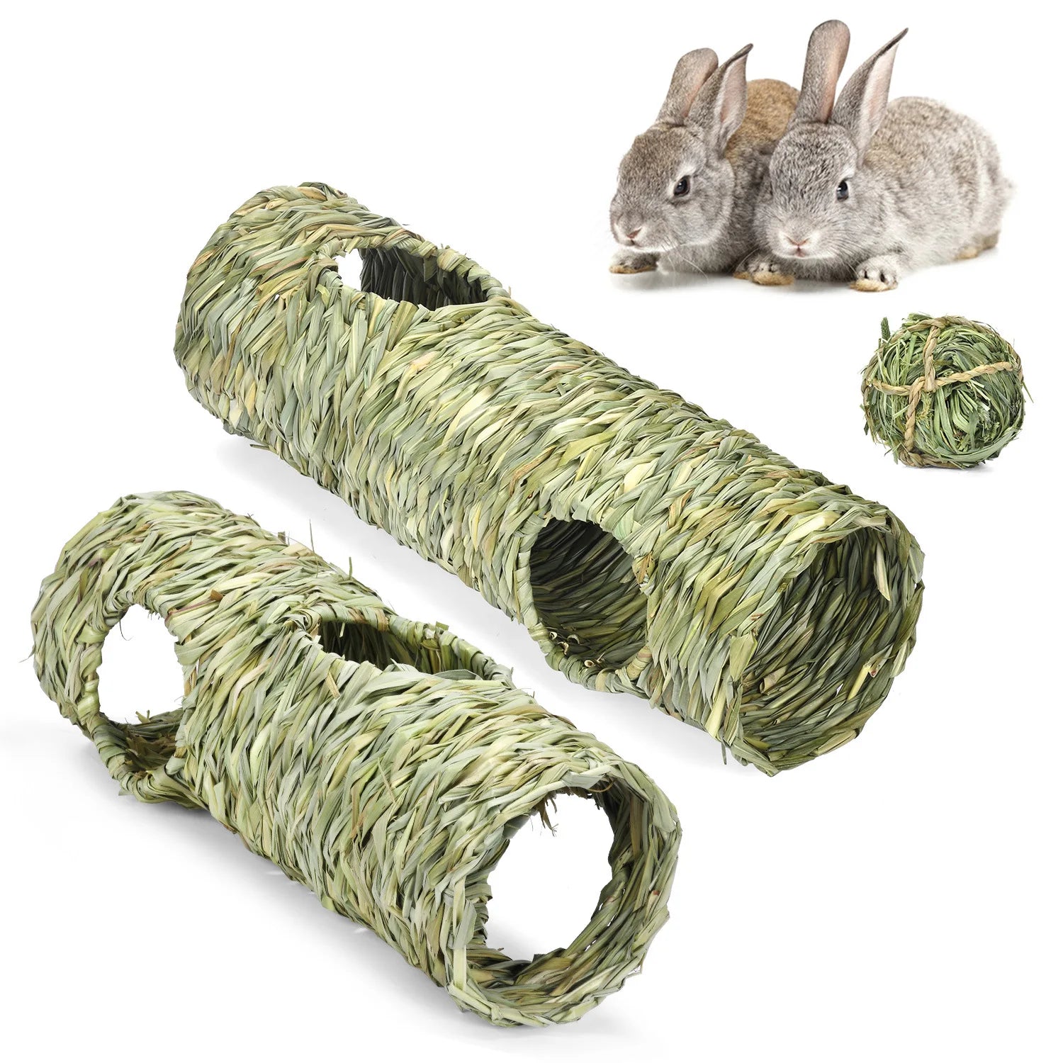 Popular Natural Timothy Hay Material Durable Chew-Resistant Porous Hamster Hideout