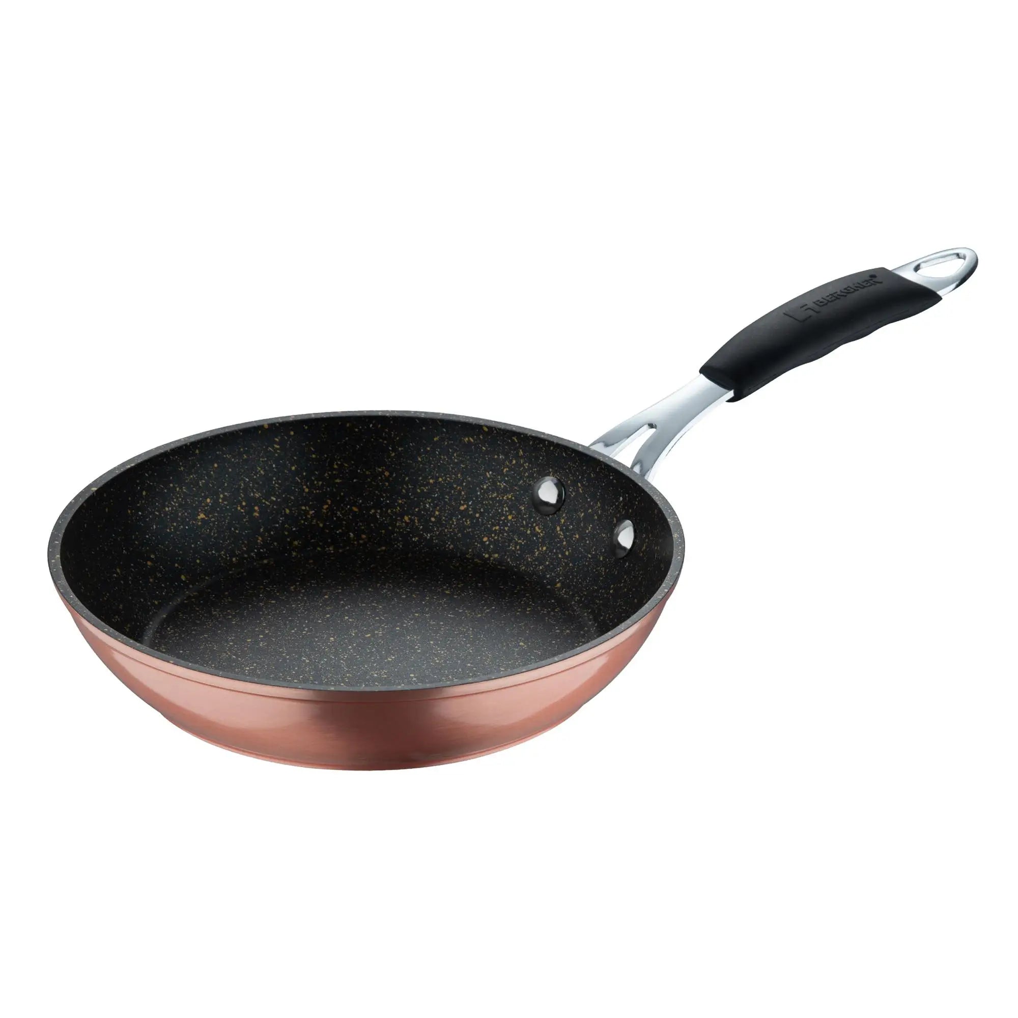 Bergner Copper Frying Pan 20x4.5cm in Forged Aluminum with ILAG Non-Stick Coating