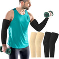 Compression Arm Sleeves for Men Women Elbow Support for Tennis Golfer  Elbow Tendonitis Sports Workout Brace