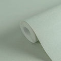 Made in Germany - Plain Wallpaper rolls Colour Light Green - Non Woven Vinyl - Wallpaper Textile Structure - 1005 x 053 m