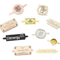 Customized Sewing Plate Alloy Luggage Nameplate Tag  Trademark Logo Custom Pin Metal Labels for  Other Garment Accessories