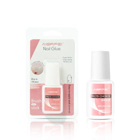 AIERFEI Wholesale Strong Sticky Nail Tip Adhesive Gel 7g Press on Nails Tip Glue Gel Nail Glue in Bottle Factory Supply