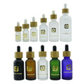 In Stock 5ml 10ml 15ml 20ml 30ml 50ml 100ml Body Oil Glass Dropper Bottle for Cosmetic Serum Packaging