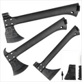 Factory Direct Portable Axe with Knife Tactical Splitting Carbon Steel Knife in Axe Camping Wood Splitting Hatchet PP Axe