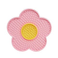 Modern Style Flower Silicone Dog Lick Mat Plate BPA-Free Waterproof Slow Feeding for Bathing & Training Use