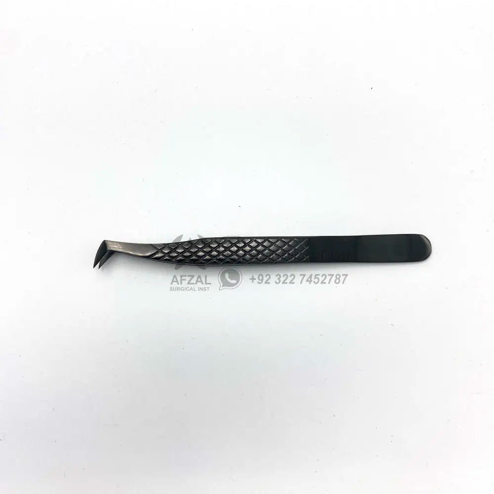 Hot Selling Sustainable Strong Grip Eyelash Extension Tweezers Non-Slip Volume Tweezer Custom Logo Fiber Tip Lash Tweezer