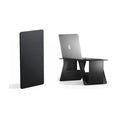 Portable Foldable Laptop Stand Mini Table Desk Lightweight Bed Folding Travel Desk for Study with Inner Storage Space