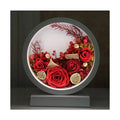 AM-PFE96 Ammy Preserved Roses Eternal Flower Glass Table Lamp LED Bedside Lamp Decoration for Christmas Valentine's Day Mother's