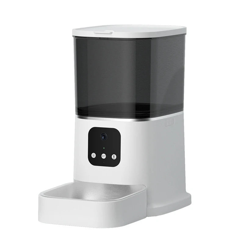Wholesale Pet Supplies Pet Automatic Feeder for Cats and Dogs 6L Capacity Stainless Steel Bowl  Smart Pet Feeder Water Fountain