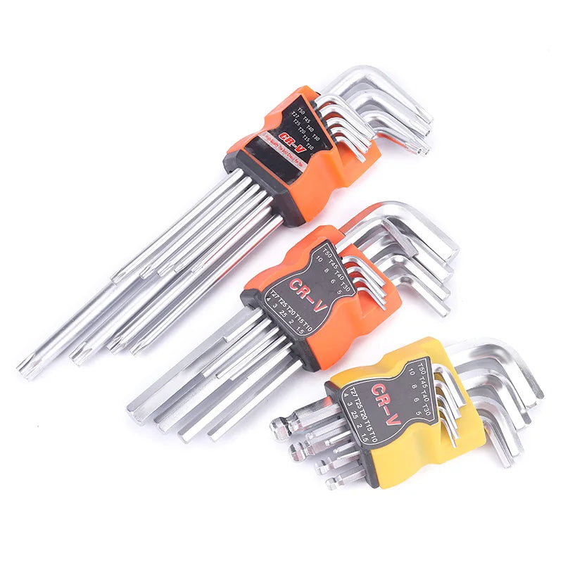 Hexagonal plum Spanner Auto Hexagonal Hexagonal Spanner Set Hexagonal 6 Prong Hexagonal Screwdriver Tool MegaBDM