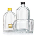 100ml 250ml 300ml Flask Flat Cold Brew Coffee Beverage Glass Bottles With Cap
