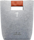Factory Direct Felt Bible Tote Bag for Men Women Christian Church Gift Custom Logo Printing Religious Handbag