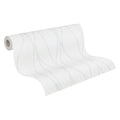 Made in Germany - Coatable Wallpaper rolls Plain Colour Paintable White Non Woven Vinyl Wallpaper for painting - 2500 x 106 m