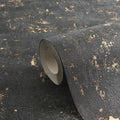 Modern Vintage Black Gold Damask Wallpaper Rolls Non-Woven Vinyl Metallic Effect Highly Wash-Resistant 1005 X Entertainment