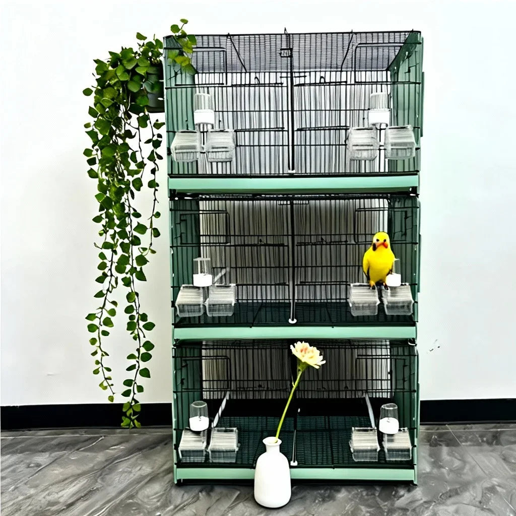 Luxury Galvanized Bird Cage Foldable Bird Cage Double Large Metal Bird Cage Outdoor Birds Cage Large Bird Cage