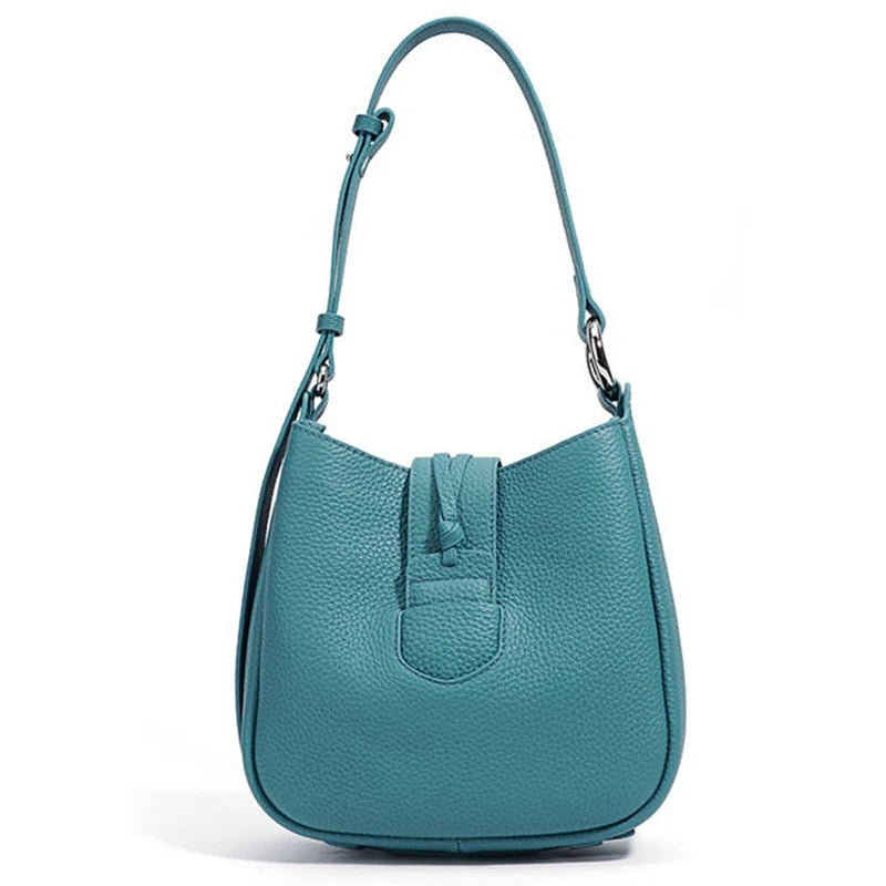 women Crossbody bag PU Leather Womens Hobo Shoulder Bag Small Bucket Handbag with Adjustable Strap Custom logo OEM Wholesale