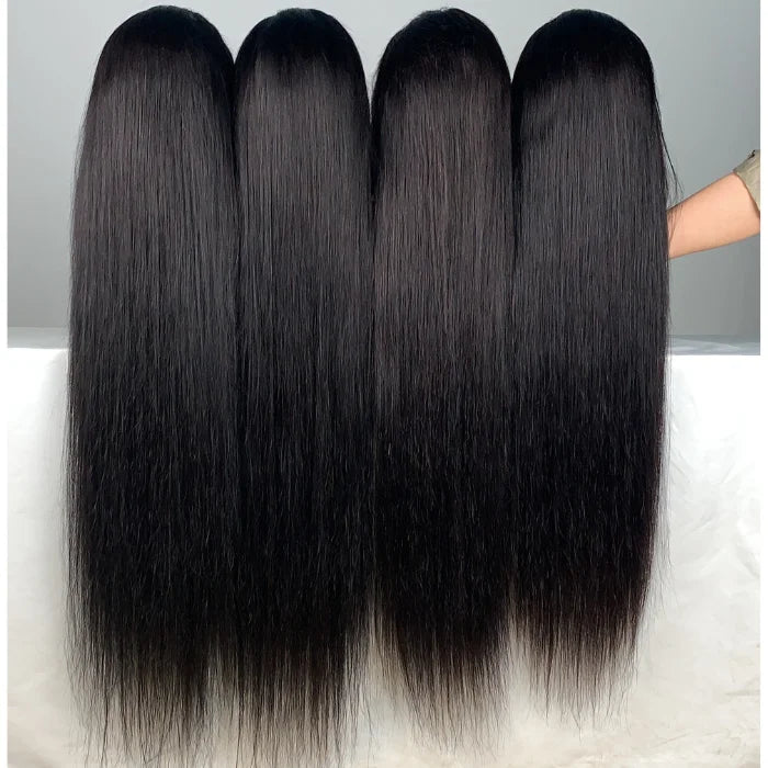 Wholesale Brazilian Hair 13x4 Full for Wig Pre Plucked Natural Color Straight for Lace Remy Human Hair No Shedding