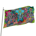 High Quality Custom 3*5ft Camping Flags with Digital Printing Double Sided High Quality Metal Copper Buckle Camping Flag