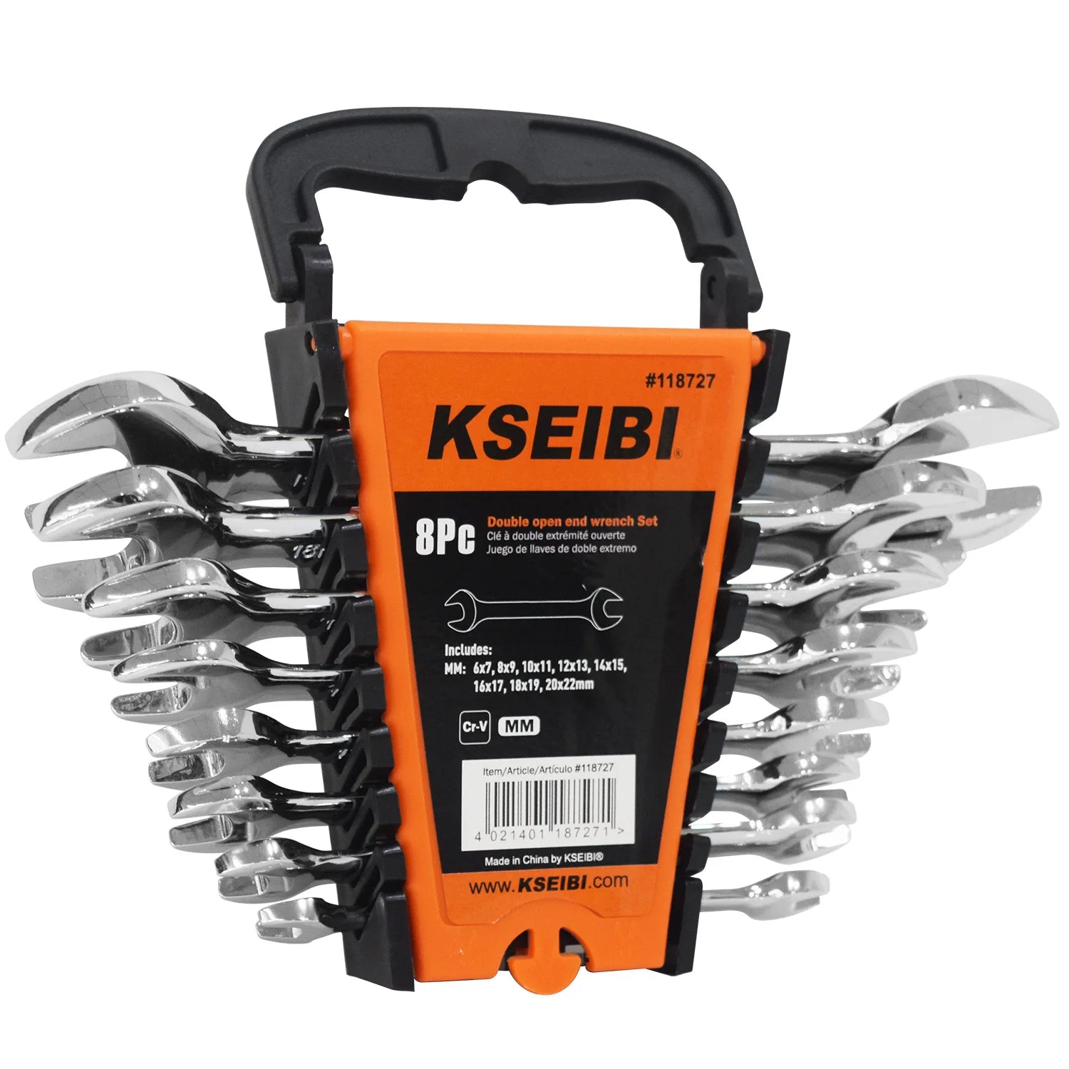 KSEIBI High Quality Double Open End Spanner Wrench 6x7mm for Tightening and Loosening of Rotary Fasteners