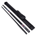 Xikuno High Quality 1/2 Split Fiberglass Nine-ball Ball Arm Pool Billiard Cue 11.5mm/12.5mm Tip Professional Straightness 148cm