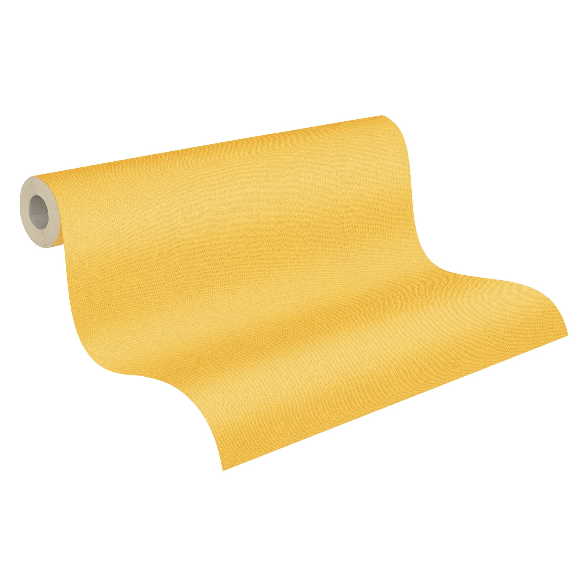 Made in Germany - Luxury Wallpaper rolls Plain Colour Yellow Non Woven Contract Wallpaper for Hotel - 1005 x 053 m