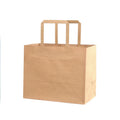 MU Wide handled Kraft Paper Bag Custom logo Kraft Paper Bag Good Quality Cheap Shopping Gift Kraft Paper Packing