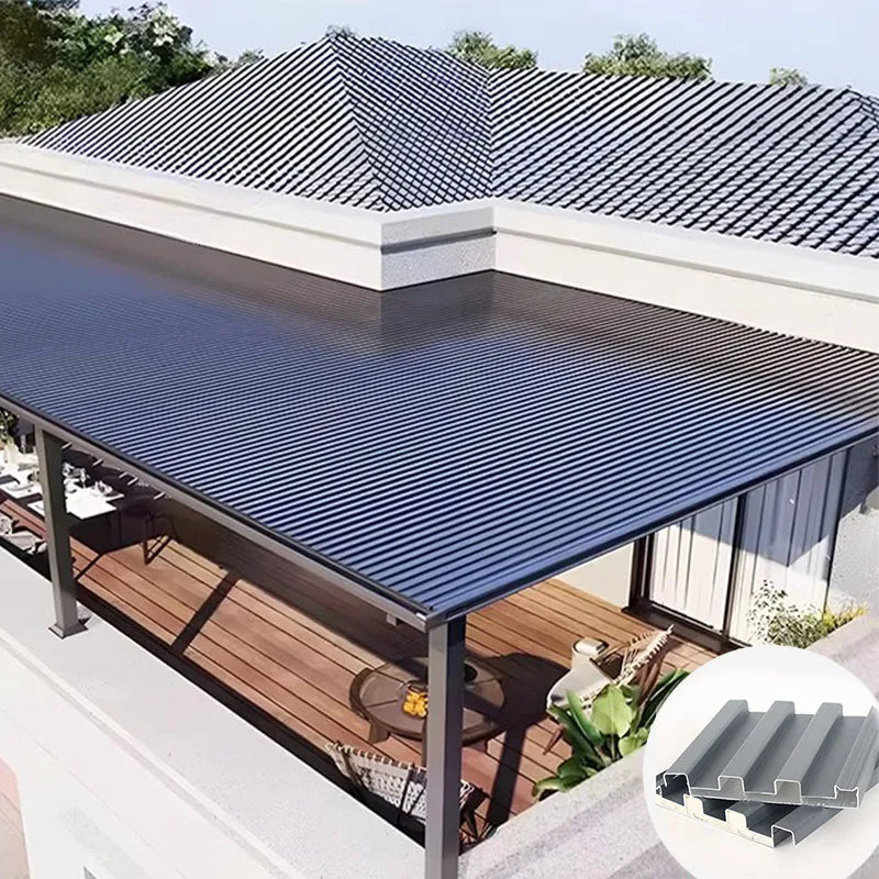 Aluminum Alloy Roof Tiles with Modern Design Heat Resistant Superior Insulation & Durability