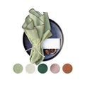 Simple Square Solid Color Edge Scarf Reusable Wedding Parties Restaurant Kitchens Food Decoration Wholesale Customized Letters