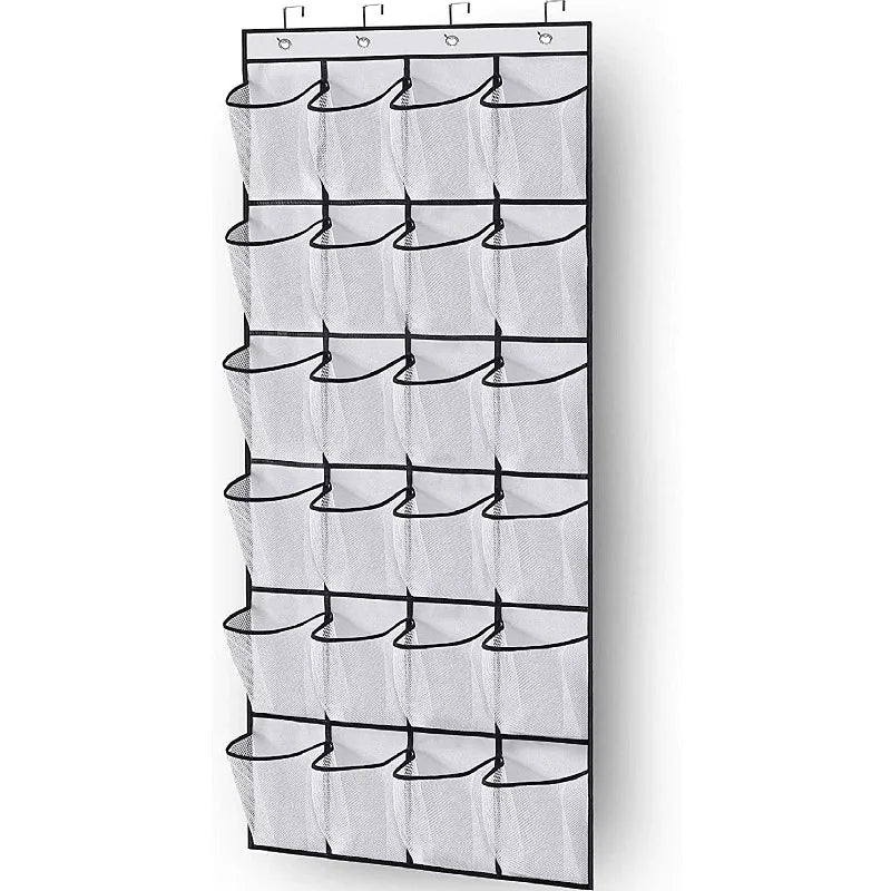 Hot Selling 24 Grid Door Hanging Storage Bag Multi-Layer Waterproof for Bathroom Kitchen Living Room Shoe Storage Eco-Friendly