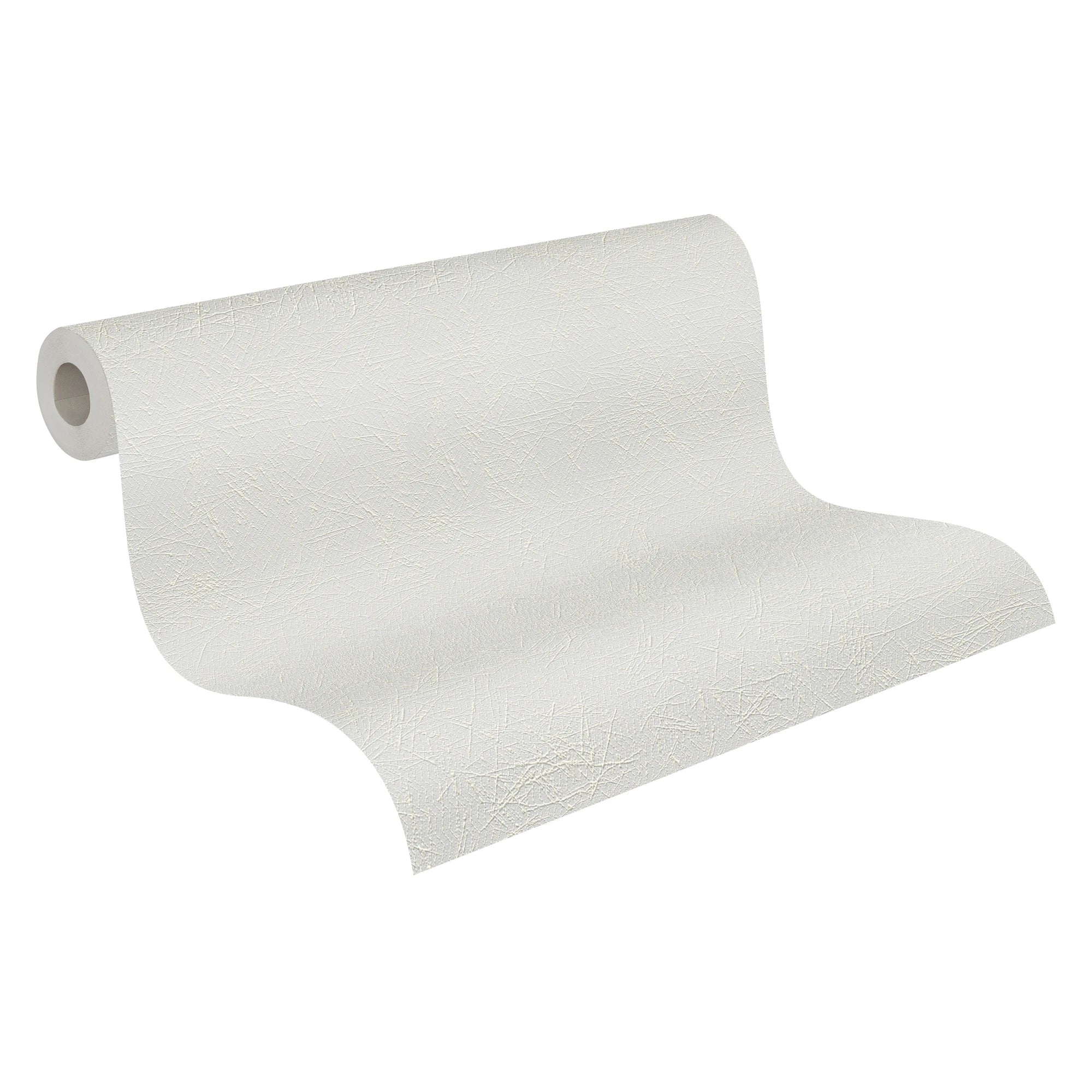 Made in Germany - Coatable Wallpaper rolls Plain Colour Paintable White Non Woven Vinyl Wallpaper for painting - 2500 x 106 m