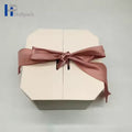 Factory Price Ribbon Decoration Magnetic Gift Packaging Box Multi-functional Biodegradable Craft  Cardboard Packaging Paper Box