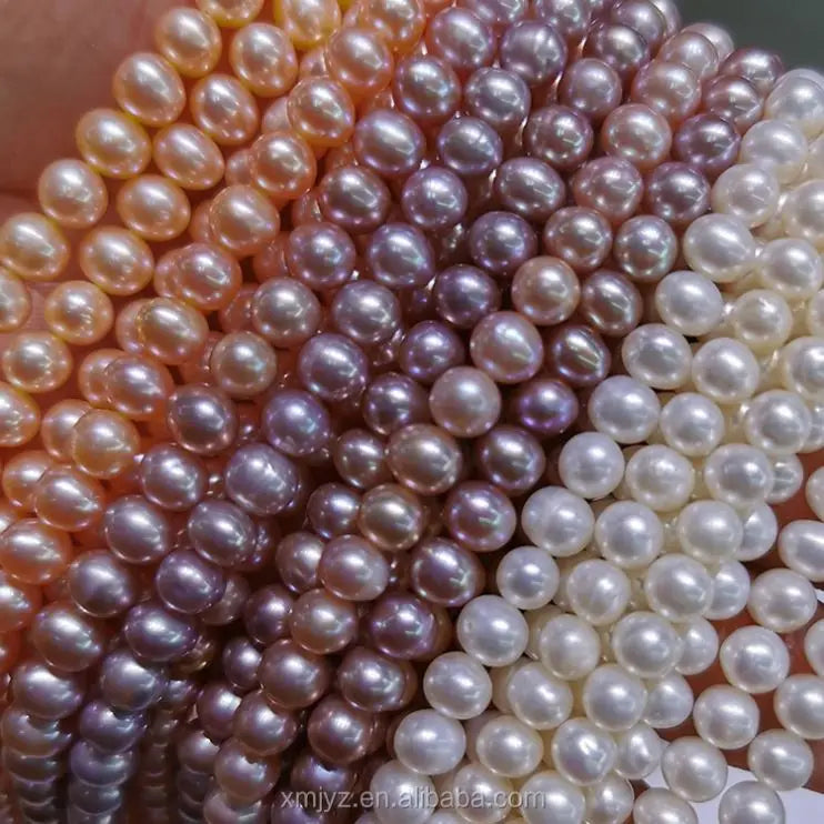Certified ZZDIY048 Wholesale Freshwater Pearl Necklace 5.0-6.0Mm Round Aaa1 Fresh Water Pearl Strand Necklace  Pearl