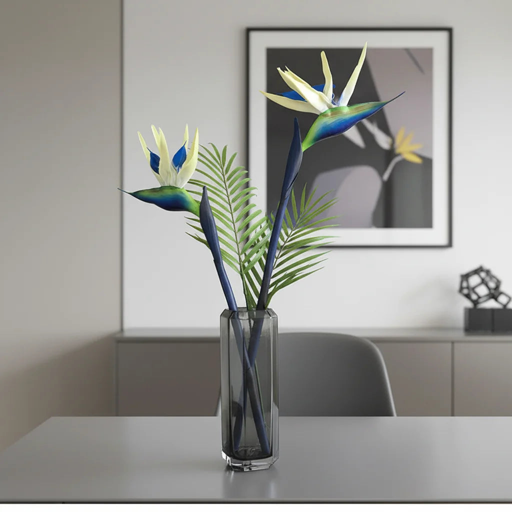 M688 Wedding Event Home Decoration Flower Arrangement Real Touch Birds of Paradise Artificial Flower