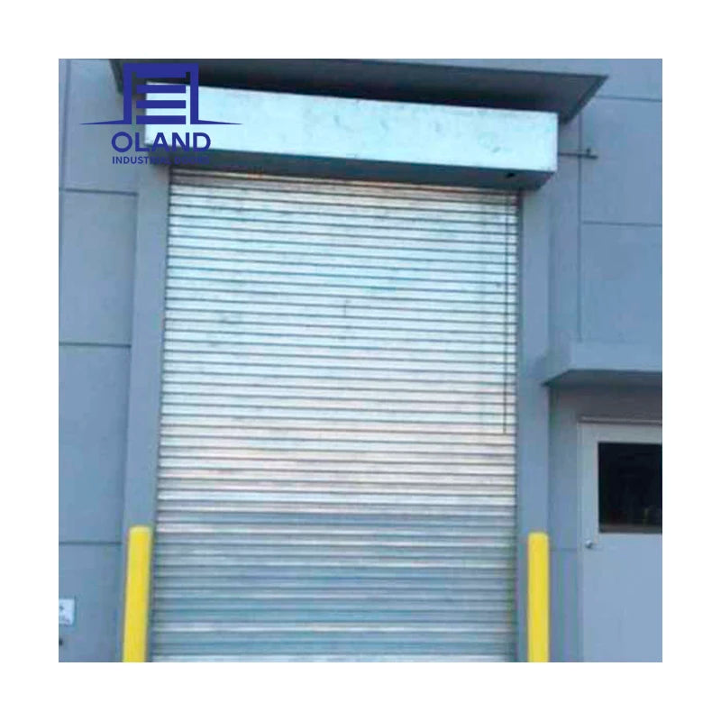 Commercial Fireproof Steel Rolling Shutters Doors & Fire Curtain for Warehouse Workshop Exterior Use-Modern Design