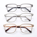 Luxury Pure Titanium Ip Blue Light Blocking Classic Lightweight Durable Unisex Eyeglasses Frame