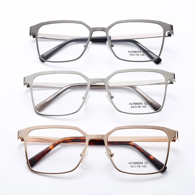 Luxury Pure Titanium Ip Blue Light Blocking Classic Lightweight Durable Unisex Eyeglasses Frame