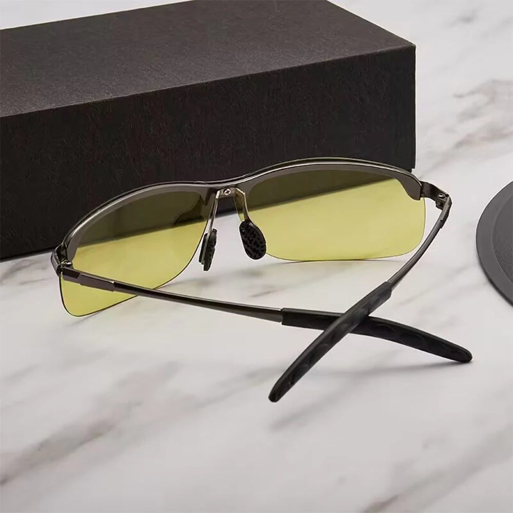 T2688 China Cheap Wholesale square Stylish Change Color Driving Sun Glasses for Men