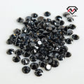 SICGEM Moissanite Stone Gem Black VVS1 Round Cut 6.5 mm Black Moissanite Price Custom Moissanite