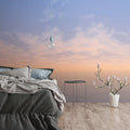 Made Germany Photo Wallpaper Murals Animal Print Sky Blue White Grey Non Woven Vinyl Wall Mural Large Format Scenic Hospital